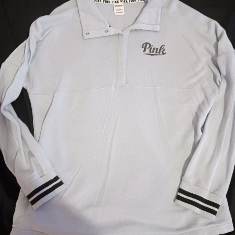 PINK long sleeved button shirt